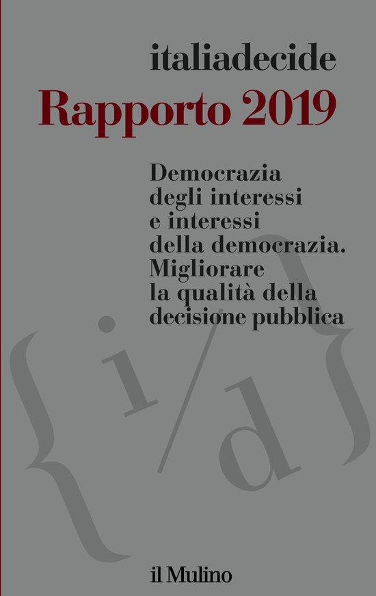 Copertina del libro Rapporto 2019