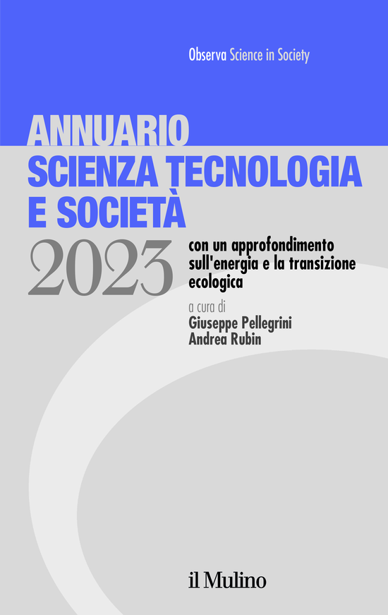 Copertina del libro Annuario Scienza Tecnologia e Società