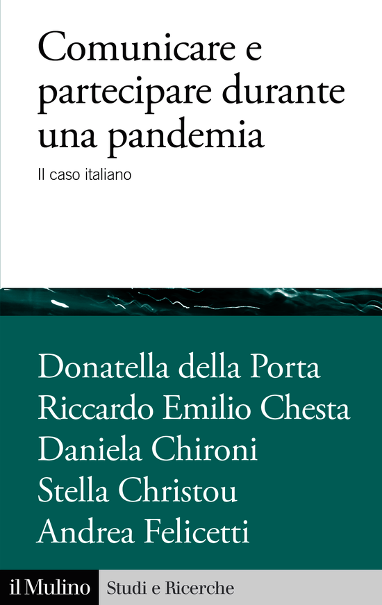 Copertina del libro Comunicare e partecipare durante una pandemia ()