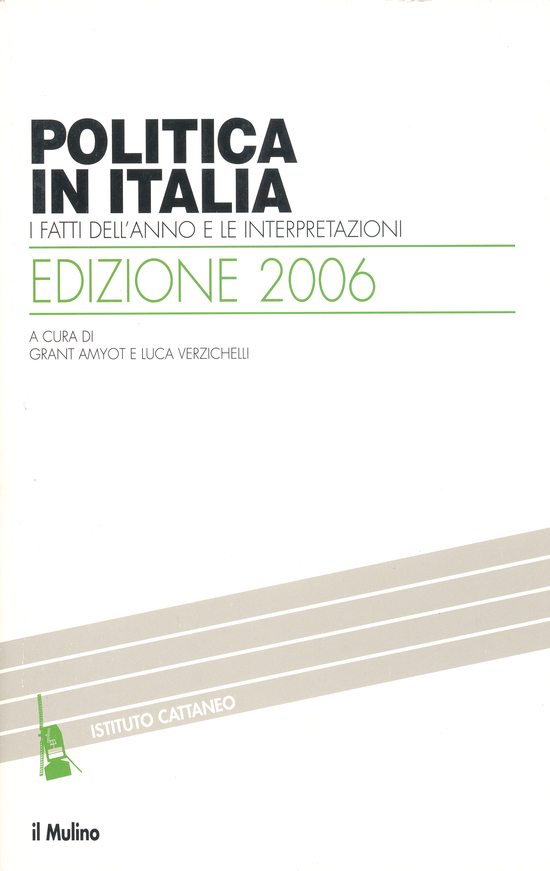 Copertina del libro Politica in Italia. Edizione 2006 (I fatti dell'anno e le interpretazioni)