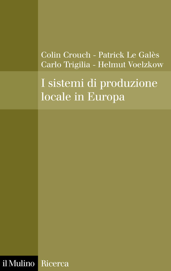 Copertina del libro I sistemi di produzione locale in Europa