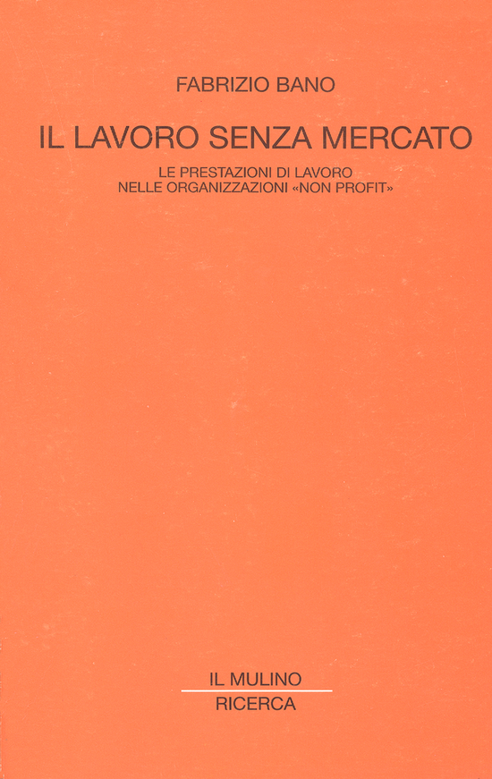 Copertina del libro Il lavoro senza mercato